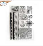 Elizabeth Craft Designs - Travel & Postage Stamp Set (This Lovely Life)