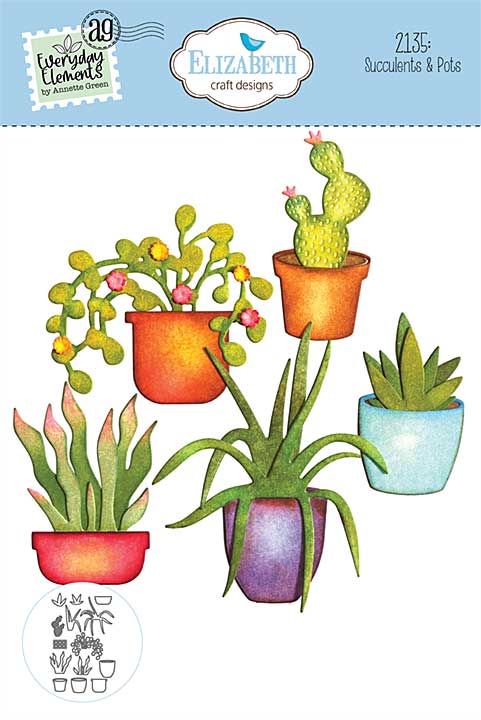 SO: Elizabeth Craft Designs - Succulents & Pots Cutting Dies (This Lovely Life)
