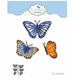 SO: Elizabeth Craft Designs - Layered Butterflies  Cutting Dies (Evening Rose)