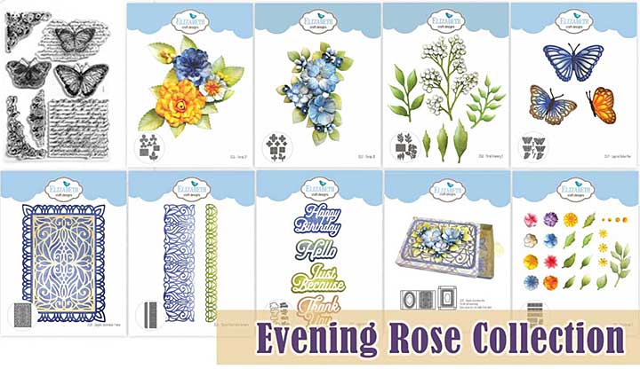 Elizabeth Craft Designs - Evening Rose Collection