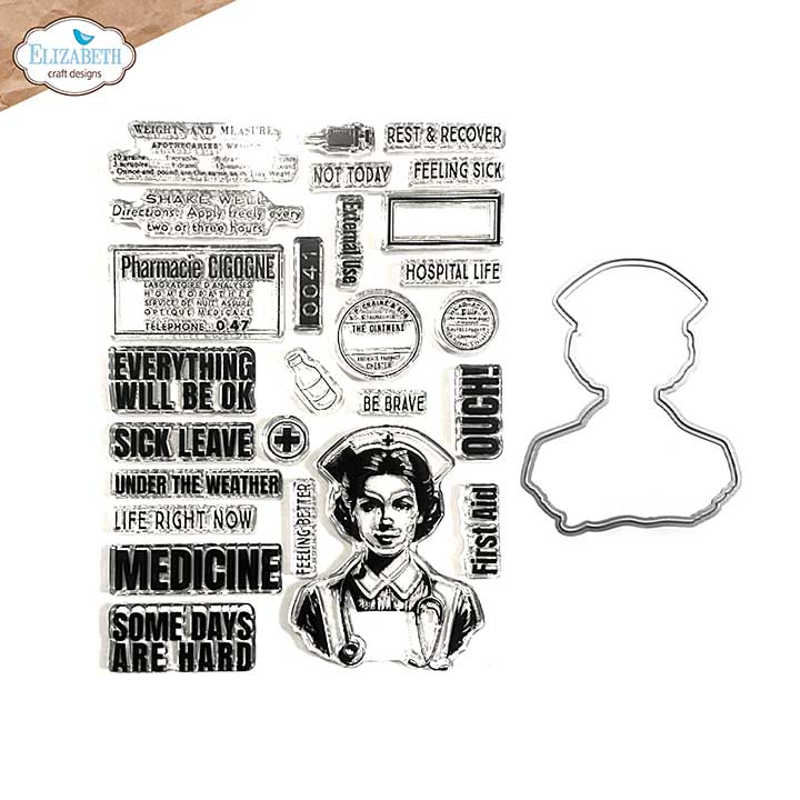 Elizabeth Craft Designs - Florence Stamp and Die set Stamp & Die Set (Favourite Humans)