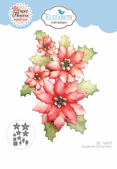 Elizabeth Craft Designs - Florals 29 Cutting Dies (Joyous Christmas)