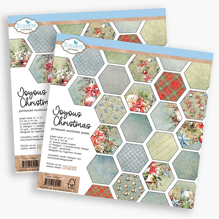 Elizabeth Craft Designs - Joyous Christmas DOUBLE Pack (Paper Pad) (Joyous Christmas)