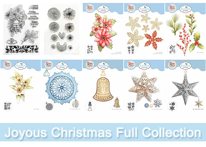 Elizabeth Craft Designs - Joyous Christmas full cOLLECTION