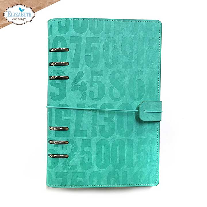 Elizabeth Craft Designs Full Size  A5 Slim Planner - Bermuda Blue (La Dolce Vita)