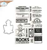 Elizabeth Craft Stamp And Die Set - The Bookstore (La Dolce Vita)