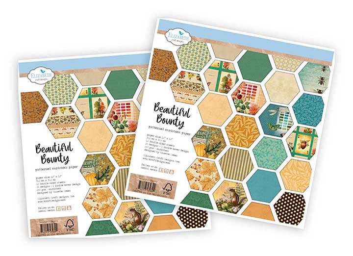 Elizabeth Craft Designs - Beautiful Bounty DOUBLE Pack (2 x 12x12 Paper Pad) (Beautiful Bounty)