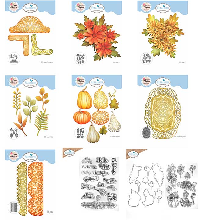 Elizabeth Craft Designs - Autumn Harvest - FULL COLLECTION