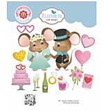 PRE: Elizabeth Craft Designs - Valentines and Wedding Accessories Cutting Dies (Meet the Mice)