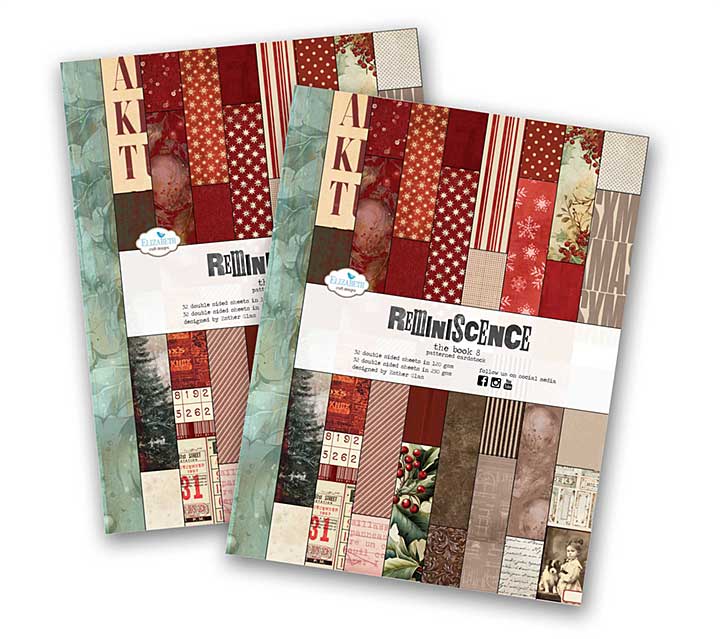 SO: Elizabeth Craft Designs - Pair of Reminiscence the Book 8 Paper Pad (Planner Folio)