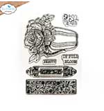 Elizabeth Craft Designs - In Full Bloom Stamp Set (Hinged to the past)