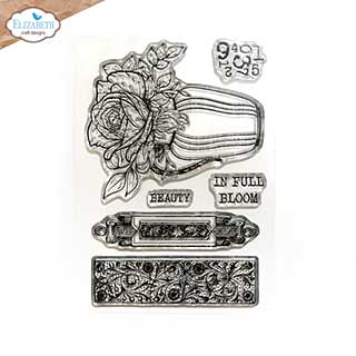 Elizabeth Craft Designs - In Full Bloom Stamp Set (Hinged to the past)