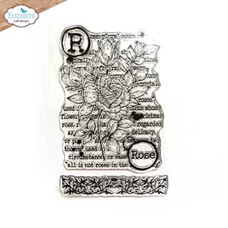 Elizabeth Craft Designs - Rose  Stamp Set (Hinged to the past)