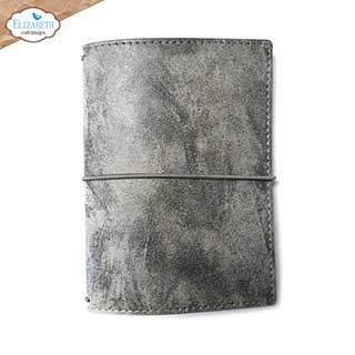 Elizabeth Craft Designs - Stonewashed Grey Passport (Hinged to the past)