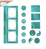 Elizabeth Craft Designs - Stamp Photo Frame overlay Cutting Dies (Once in a Lifetime)