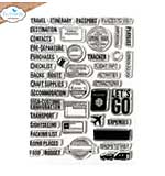 Elizabeth Craft Designs - Travel Journal Stamp Set (Once in a Lifetime)