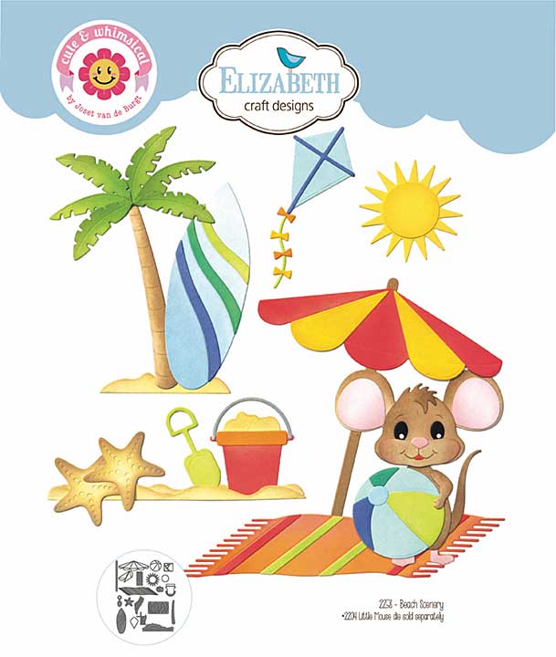 Elizabeth Craft Designs - Beach Scenery Cutting Dies (Good Times)