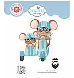 Elizabeth Craft Designs - Scooter with sidecar Cutting Dies (Good Times)