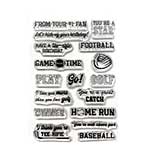 Elizabeth Craft Designs - Sport Sentiments Stamp Set (Good Times)