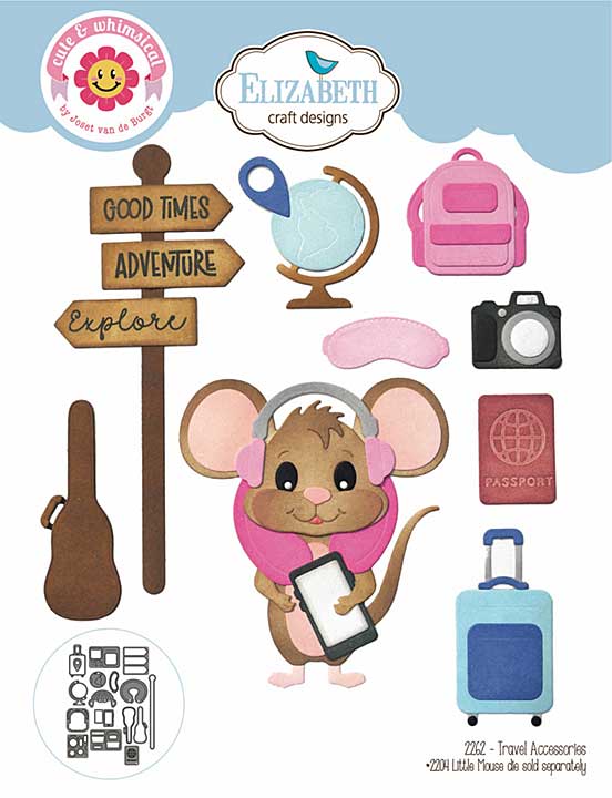 Elizabeth Craft Designs - Travel Accessories Cutting Dies (Good Times)
