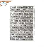 SO: Elizabeth Craft Designs - Journal phrases 5 Stamp Set (In the garden)