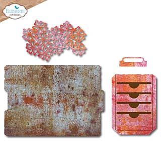 SO: Elizabeth Craft Designs - Floral slots file folder Cutting Dies (In the garden)