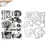 Elizabeth Craft Designs - Garden of Love Stamp and Die Set Stamp & Die Set (In the garden)