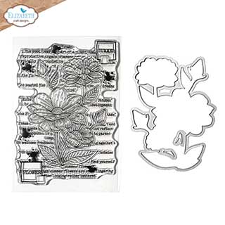 Elizabeth Craft Designs - Summer flower Stamp and Die Set Stamp & Die Set (In the garden)