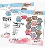 Elizabeth Craft Designs - Backgrounds Volume #2 DOUBLE Pack (2 x 12x12 Paper Pad) (In the garden)