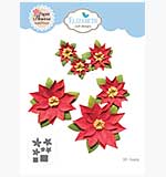 Elizabeth Craft Designs - Poinsettia Cutting Dies (Festive Holly)