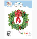 SO: Elizabeth Craft Designs - Holiday Wreath Cutting Dies (Festive Holly)
