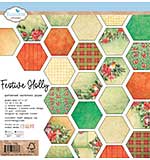 Elizabeth Craft Designs - Festive Holly SINGLE Pack (1 x 12x12 Paper Pad) (Festive Holly)