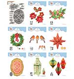SO: Elizabeth Craft Designs - Festive Holly Collection (Die and Stamp Bundle)