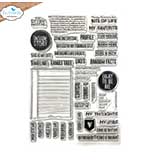 Elizabeth Craft Designs - About Me (for Esthers workshop) Stamp Set (Botanical Blend)