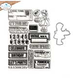 PRE: WC25 Elizabeth Craft Designs - Celebrations 2 Stamp and Die Set Stamp & Die Set (Botanical Blend)
