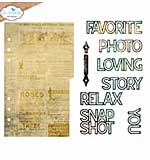 Elizabeth Craft Designs - Page with large tab 1 Cutting Dies (Botanical Blend)