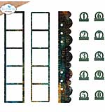 PRE: WC01 Elizabeth Craft Designs - Photoframe inlay Cutting Dies (Botanical Blend)