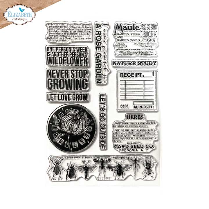 Elizabeth Craft Designs - Wildflower Stamp Set (Botanical Blend)
