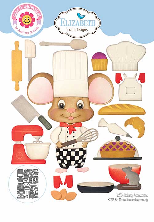 Elizabeth Craft Designs - Baking Accessories Cutting Dies (Living it Up)