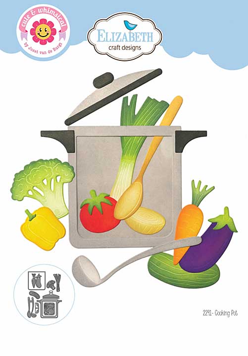 Elizabeth Craft Designs - Cooking pot Cutting Dies (Living it Up)
