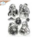 Elizabeth Craft Designs - Santa Stamp Set (Golden Season)