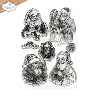 Elizabeth Craft Designs - Santa Stamp Set (Golden Season)