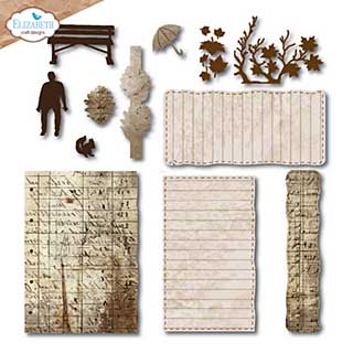 SO: Elizabeth Craft Designs - Build a Journal XL Cutting Dies (Golden Season)