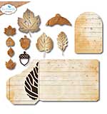 Elizabeth Craft Designs - Fall Leaves Cutting Dies (Golden Season)