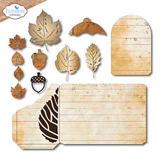 Elizabeth Craft Designs - Fall Leaves Cutting Dies (Golden Season)