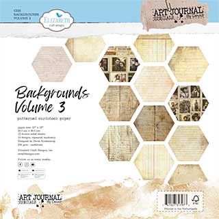 Elizabeth Craft Designs - Backgrounds Volume #3 Paper Pad (Golden Season)