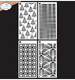 SO: Elizabeth Craft Designs - Journal Stencils 9 (Golden Season)