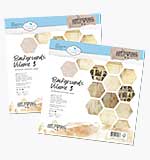 SO: PRE: Elizabeth Craft Designs - Backgrounds Volume #3 DOUBLE Pack (2 x 12x12 Paper Pad) (Golden Season)