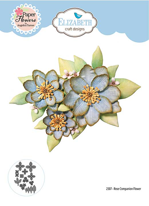 Elizabeth Craft Designs - Rose Companion Flower Cutting Dies (Bohemian Rose)