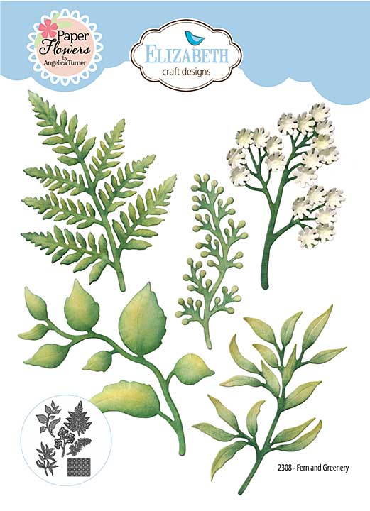SO: Elizabeth Craft Designs - Fern & Greenery Cutting Dies (Bohemian Rose)